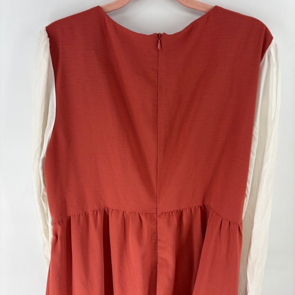 Scarlet Darkness Orange and White Lace-Up Dress women’s 2x renaissance faire - Picture 8 of 9